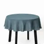 Nappes - Nappe ronde en lin bleu gris - MAGICLINEN