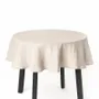Nappes - Nappe ronde en lin couleur moka - MAGICLINEN