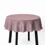 Nappes - Nappe ronde en lin rose poudré (Woodrose) - MAGICLINEN