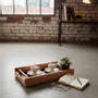 Storage boxes - Handmade Tray - MOCHA - GIUSEPPE DEEPAK BENTI