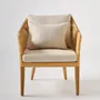 Armchairs - SAIGON rattan and teak armchair - KOK MAISON