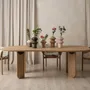 Dining Tables - ORGANIC | Wave-Shaped Sculptural Oak Table - TIVOLI