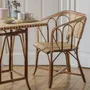 Armchairs - BAGATELLE traditional woven rattan armchair - KOK MAISON
