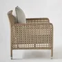 Lawn armchairs - ANTIBES RECIF resin garden armchair - KOK MAISON