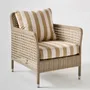 Lawn armchairs - ANTIBES RECIF resin garden armchair - KOK MAISON