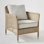 Lawn armchairs - ANTIBES RECIF resin garden armchair - KOK MAISON
