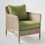 Lawn armchairs - ANTIBES RECIF resin garden armchair - KOK MAISON