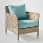 Lawn armchairs - ANTIBES RECIF resin garden armchair - KOK MAISON