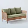 Armchairs - ANTIBES LATERITE 2 seater sofa - KOK MAISON