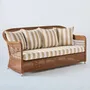 Sofas - BIARRITZ CHATAIGNE 3-seater resin sofa - KOK MAISON