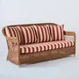Sofas - BIARRITZ CHATAIGNE 3-seater resin sofa - KOK MAISON
