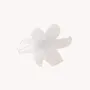 Bijoux - Broche fleur nacre blanche 5 pétales - Lis Blanc - NATURE BIJOUX