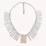 Bijoux - Collier plastron batonnets Nacre blanche - Milos - NATURE BIJOUX