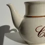 Tea and coffee accessories - Cream earthenware coffee pot with Café H19\ t lettering - OFFICE OBJETS