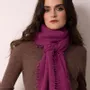 Scarves - Knitted Hand felted Cashmere Scarf - PASHMA