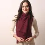 Scarves - Knitted Hand felted Cashmere Scarf - PASHMA