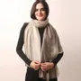 Scarves - Wool Cashmere Diamond Weave Ombre Scarf - PASHMA