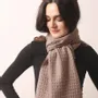Scarves - Waffle Weave Cashmere Scarf - PASHMA