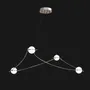 Hanging lights - Kosmos 4S - stainless steel glass sphere LED pendant lamp - MOSS OBJECTS