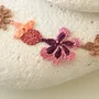 Jewelry - LACE CHOKER NECKLACE, FLORAL PATTERN, BLOOM PATTERN. - KARAWAN AUTHENTIC