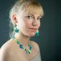 Jewelry - LACE CHOKER NECKLACE, FLORAL PATTERN, BLOOM PATTERN. - KARAWAN AUTHENTIC