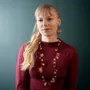 Jewelry - LACE NECKLACE, PLANT PATTERNS, BLOOM MODEL. - KARAWAN AUTHENTIC
