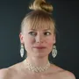 Jewelry - CHOKER CHOKER NECKLACE, LACE, HANDMADE - KARAWAN AUTHENTIC