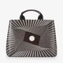 Sacs et cabas - SHOPPING BAG HORIZONTAL LARGE OPTICAL AW26 - 959NINEFIVENINE