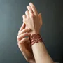 Jewelry - WIDE LACE CUFF BRACELET, CROWN MODEL - KARAWAN AUTHENTIC
