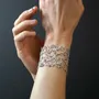 Jewelry - WIDE LACE CUFF BRACELET, CROWN MODEL - KARAWAN AUTHENTIC