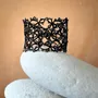 Jewelry - WIDE LACE CUFF BRACELET, CROWN MODEL - KARAWAN AUTHENTIC