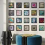 Tableaux - Wow - Foulards en soie encadrés World of Wonder - UN POCO
