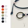 Lunettes - Collier Porte-Lunettes Eve en cuir pleine fleur - ATELIER BALTUS