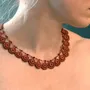 Jewelry - WIRE AND SEED BEADS CHOKER NECKLACE, EDA, OYA COLLECTION - KARAWAN AUTHENTIC