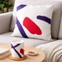 Fabric cushions - Pincel decorative pillow 60 x 60 - Design by Juan de Lascurain - ARTDECORIS