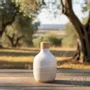 Food storage - Personalized ceramic oil bottle - BOTTEGA DEGLI ARTISTI