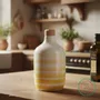 Food storage - Personalilzed ceramic oil bottle - BOTTEGA DEGLI ARTISTI