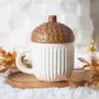 Mugs - Autumn Acorn Shaped Mug - SOMETHING DIFFERENT WHOLESALE
