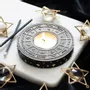 Candlesticks and candle holders - Astrology Wheel Tealight Candle Holder - SOMETHING DIFFERENT WHOLESALE
