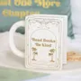 Mugs - Read Books Be Kind White Book Shaped Mug - SOMETHING DIFFERENT WHOLESALE