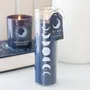 Candles - Blue Moon Phase Fig & Vanilla Scented Glass Tube Candle - SOMETHING DIFFERENT WHOLESALE