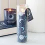 Bougies - Bougie tube figue et vanille à motif Blue Moon - SOMETHING DIFFERENT WHOLESALE