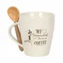 Mugs - My Broomstick Runs on Coffee Mug and Spoon Set - SOMETHING DIFFERENT WHOLESALE