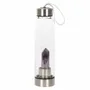 Verres - Bouteille d'eau apaisante en verre améthyste - SOMETHING DIFFERENT WHOLESALE