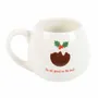 Mugs - All Good in the Pud Rounded Christmas Mug - SOMETHING DIFFERENT WHOLESALE