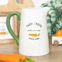 Vases - Farm Fresh Carrot Patch Ceramic Flower Jug - SOMETHING DIFFERENT WHOLESALE