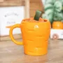 Mugs - Carrot Shaped Mug and Socks Set - SOMETHING DIFFERENT WHOLESALE