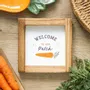 Panels - Welcome to Our Patch Wooden Frame Sign - SOMETHING DIFFERENT WHOLESALE