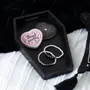 Jewelry - Plain Black Coffin Trinket Tray - SOMETHING DIFFERENT WHOLESALE