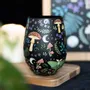 Glass - Dark Forest Print Stemless Glass - SOMETHING DIFFERENT WHOLESALE